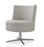 Soho Concept Hilton Lounge 4-Star Base Armchair featuring a sleek chrome base and comfortable seating for modern living spaces.