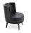 Soho Concept Hilton Lounge Armchair in chrome with plush seating and modern design, perfect for contemporary living rooms.