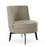 Soho Concept Hilton Lounge Armchair with chrome legs and plush upholstery, modern seating for living rooms or lounge areas.
