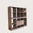 White Soho Concept Malta Bookcase for storage, featuring sleek modern design and multiple shelves for organization.