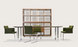 White Soho Concept Malta Bookcase with multiple storage compartments, modern design, ideal for organizing books and decor.