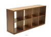 White lacquer Malta Bookcase by Soho Concept, stylish storage unit with open shelves and a modern design.