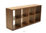 White lacquer Malta Bookcase by Soho Concept, stylish storage unit with open shelves and a modern design.