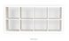 White lacquer Malta Bookcase by Soho Concept, modern storage unit with open shelves for home or office use.