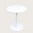White lacquer Ares End Table by Soho Concept, modern table with sleek design and minimalist style.