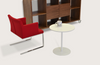 White lacquer Ares end table by Soho Concept, modern tables with sleek design, perfect for contemporary living spaces.