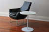 White lacquer Ares End Table by Soho Concept, modern table with sleek design and smooth surface.