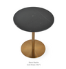 White lacquer Ares End Table by Soho Concept, showcasing a sleek modern design with clean lines and a smooth finish.