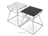White marble Gakko End Table by Soho Concept, featuring a sleek modern design with a round tabletop and minimalist metal base.