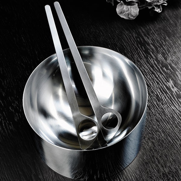 Arne Jacobsen Salad Servers by Stelton