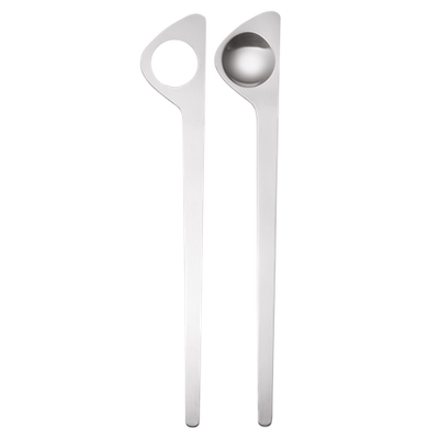 Arne Jacobsen Salad Servers by Stelton