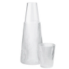Carafe Pilastro avec verre 1 L, par Stelton