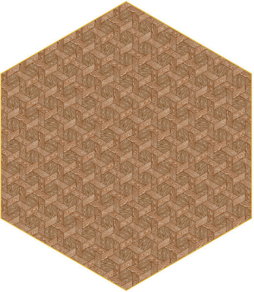 Hexagon Brown par Studio Job pour Moooi Carpets