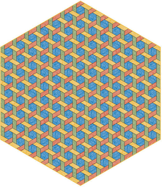 Hexagon Multi par Studio Job pour Moooi Carpets