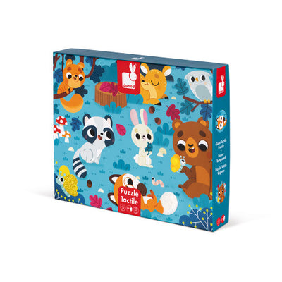 20 Piece Tactile Puzzle - Forest Animals by Janod