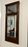 Vintage Art Deco 1930's Danish Hallway Mirror w/ Etching