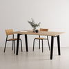 New Modern Dining Table with Wooden Top by Tiptoe