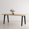 New Modern Dining Table with Wooden Top by Tiptoe
