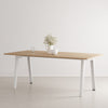 New Modern Dining Table with Wooden Top by Tiptoe