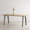 New Modern Dining Table with Wooden Top by Tiptoe