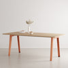 New Modern Dining Table with Wooden Top by Tiptoe