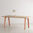 New Modern Dining Table with Wooden Top by Tiptoe