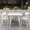 New Modern Dining Table with Recycled Plastic Top by Tiptoe