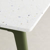 New Modern Dining Table with Recycled Plastic Top by Tiptoe