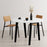 Nouvelle table de salle à manger ronde moderne avec plateau en plastique recyclé par Tiptoe