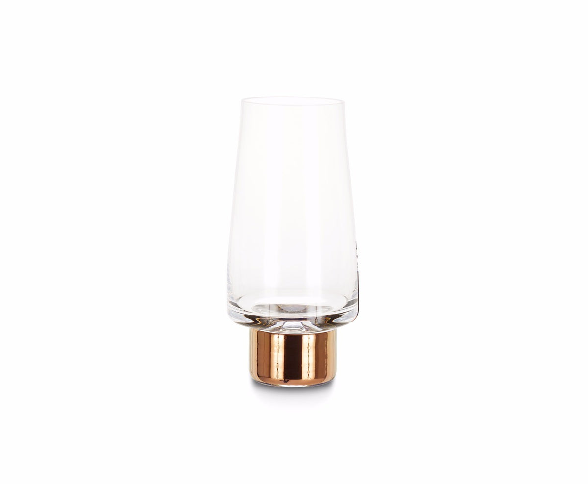 Tank High Ball Glasses Copper Set of Two by Tom Dixon