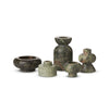 Bougeoir empilable Stone - Vert par Tom Dixon
