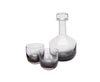 Black Tank Whiskey Decanter by Tom Dixon, modern glass accessory with sleek design, perfect for storing and serving whiskey.
