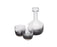 Black Tank Whiskey Decanter by Tom Dixon, modern glass accessory with sleek design, perfect for storing and serving whiskey.