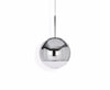 Gold mirror ball pendant light by Tom Dixon, 25cm modern lighting fixture with reflective surface for contemporary decor.