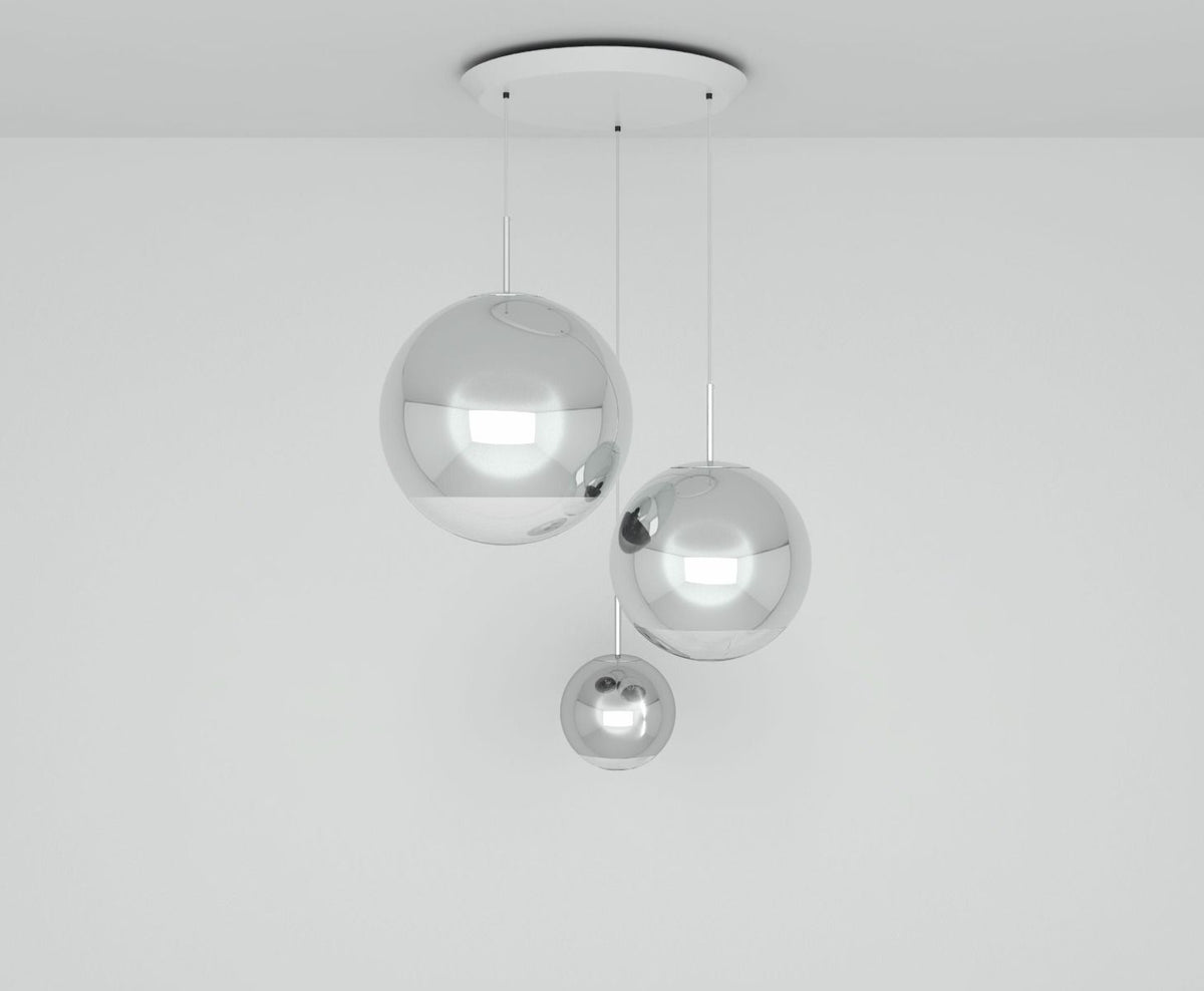 Mirror Ball Pendant System Round by Tom Dixon