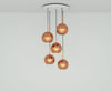 Système de suspension rond Copper LED 25 cm par Tom Dixon