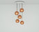 Système de suspension rond Copper LED 25 cm par Tom Dixon