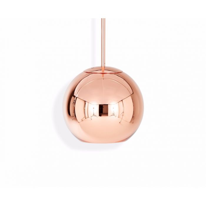 Suspension ronde en cuivre 25cm par Tom Dixon