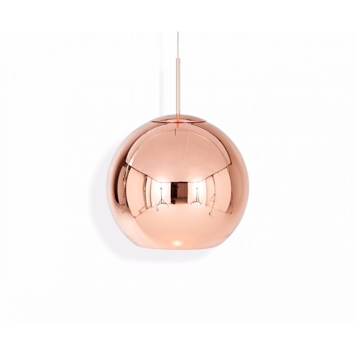 Suspension ronde en cuivre 45cm par Tom Dixon