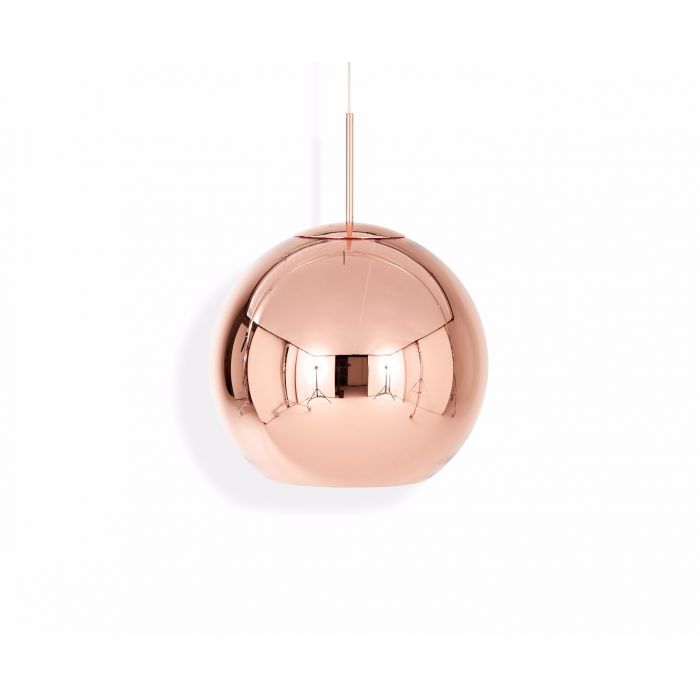 Suspension ronde en cuivre 45cm par Tom Dixon