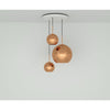 Copper Trio-Round Pendant System by Tom Dixon