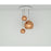 Copper Trio-Round Pendant System by Tom Dixon