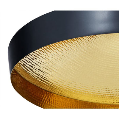 Tom Dixon Beat Flat Pendant lighting fixture with sleek, modern design and a smooth, flat surface in a contemporary style