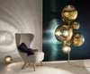 Lampadaire Chandelier Mirror Ball par Tom Dixon