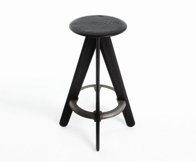 Slab Bar Stool by Tom Dixon