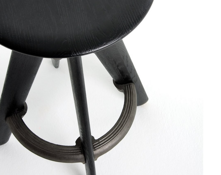 Slab Bar Stool by Tom Dixon