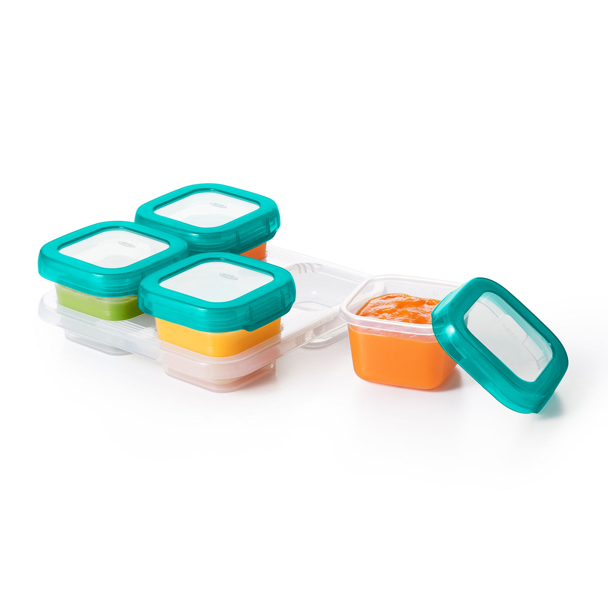 Baby Blocks Freezer Storage Containers by Oxotot