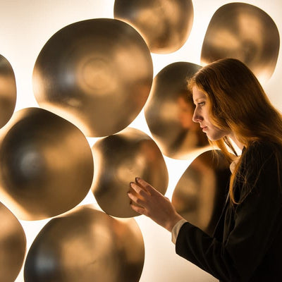 Chestnut Ceiling / Wall Light by VISO (Made in Canada)