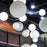 Small Globo Suspension light by VISO, a modern Canadian-made hanging lighting fixture with a sleek design.