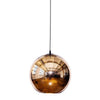 Silver Fort Knox Suspension lighting fixture by Viso, small-sized modern pendant light made in Canada.